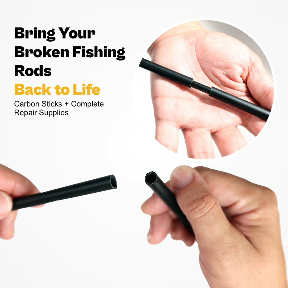 3Pcs Fishing Rod Repair Kit Ca - đánh giá và giá Freshwater Line